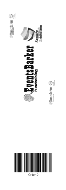 Portland General Admission Ticket (black and white) Product Back