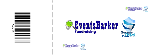 Blue Landscape General Admission Ticket Product Back