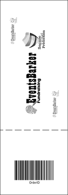 Montreal General Admission Ticket (black and white) Product Back