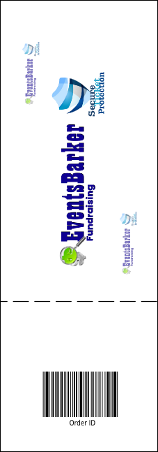 Sports Ticket Black & Yellow Product Back