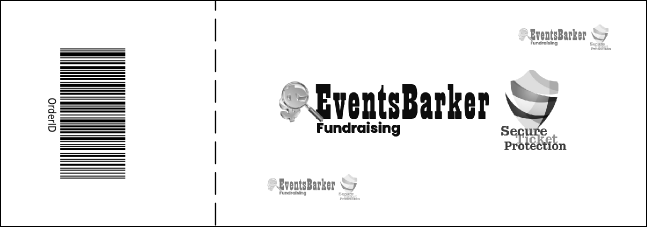 Hip Hop BW Event Ticket Product Back