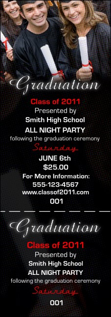 Graduation Diploma General Admission Ticket Product Front