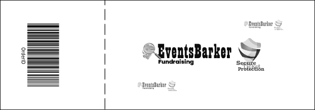 B&W Logo General Admission Ticket 001 Product Back