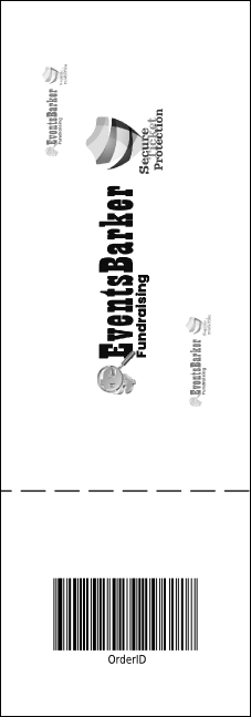 Basketball General Admission Ticket 002 (b&w) Product Back