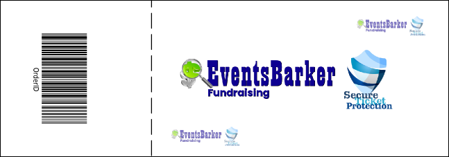 Christmas Bells General Admission Ticket with full bleed Product Back