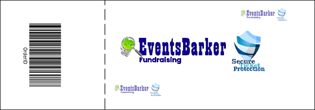 Purple and Black General Admission Ticket Product Back