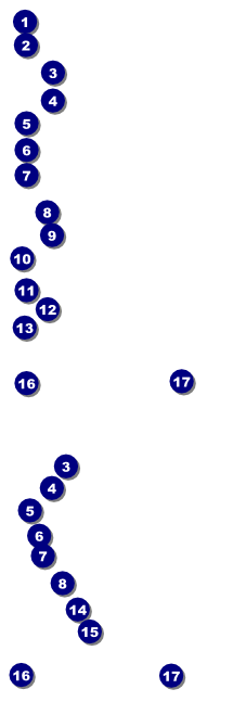 School Notebook Black and White Event Ticket Front Field Markers