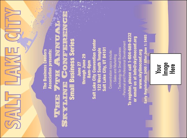 Salt Lake Invitation Product Front