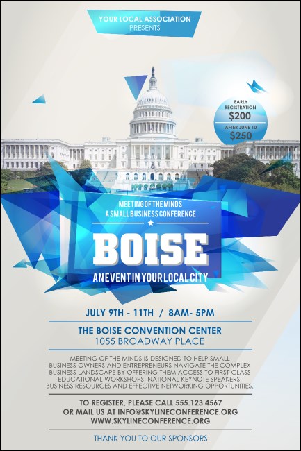 Boise Poster Product Front
