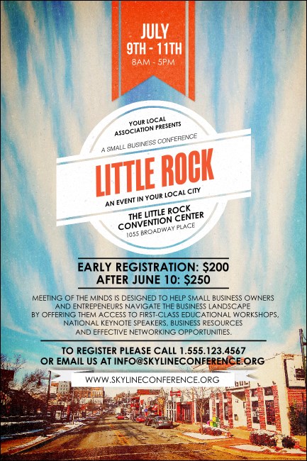 Little Rock Poster Product Front