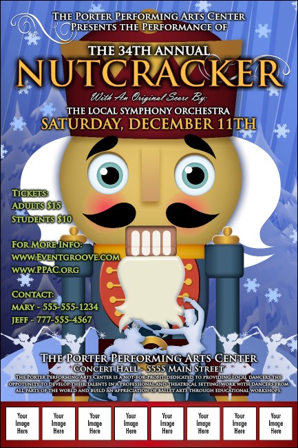 Nutcracker Ballet Logo Poster Product Front