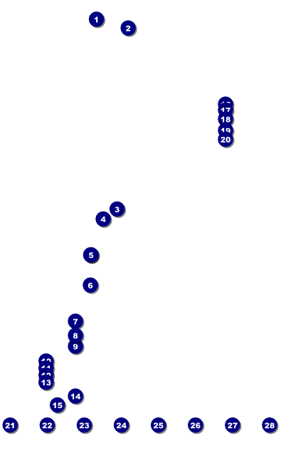 Boise Logo Poster Front Field Markers
