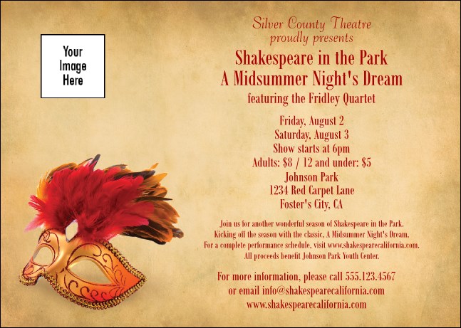 Mask Post Card Product Front