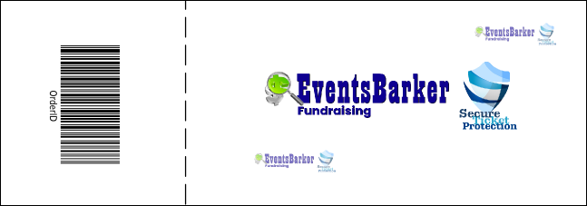 Trail Running Race Raffle Ticket Product Back