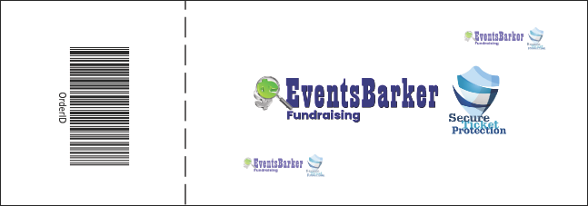 California Raffle Ticket (Gray and Blue) Product Back