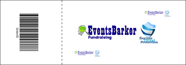 School Carnival Raffle Ticket Product Back