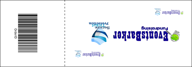 Winter Bird Raffle Ticket Product Back