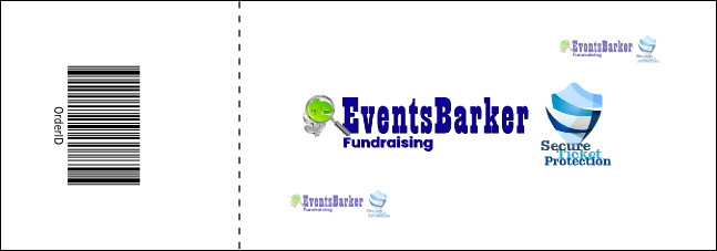 Hockey Faceoff Raffle Ticket Product Back