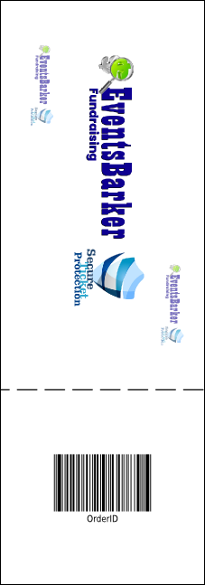 Autism Awareness Raffle Ticket Product Back