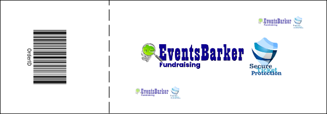 MMA Main Event Blue Raffle Ticket Product Back