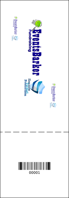 Roller Derby Pink Leopard Raffle Ticket Product Back