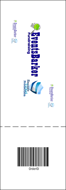 Lotus Flower Raffle Ticket Product Back