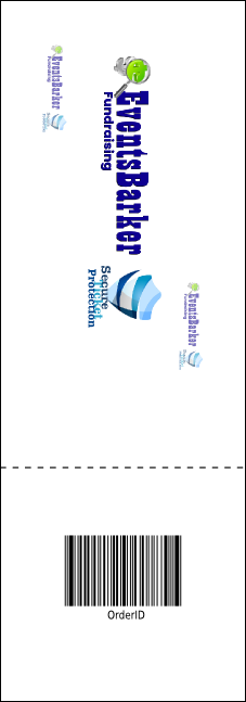 Hanukkah Abstract Raffle Ticket Product Back