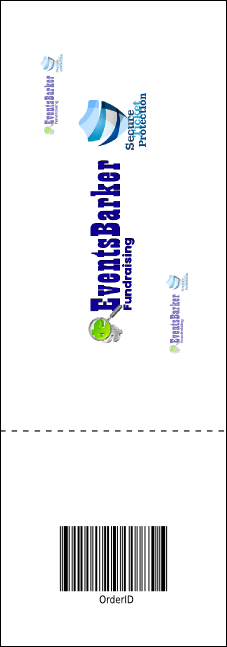 Chinese New Year Celebration Raffle Ticket Product Back