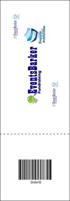 Volleyball Sun Rays Raffle Ticket Product Back