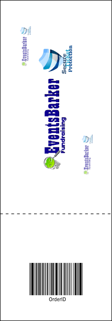 Earth Day Organic Raffle Ticket Product Back