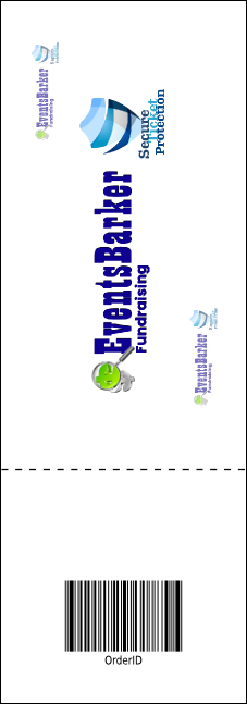 Bow Tie Raffle Ticket Product Back