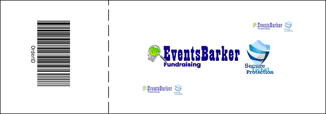 Gun-Themed Raffle Ticket Product Back