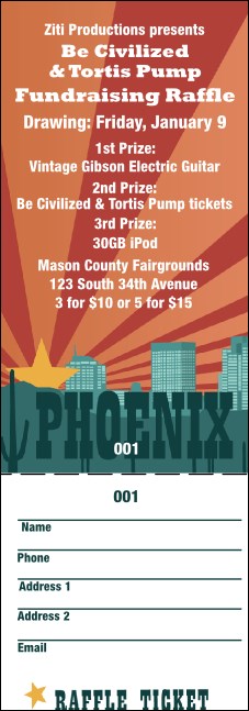 Phoenix Raffle Ticket