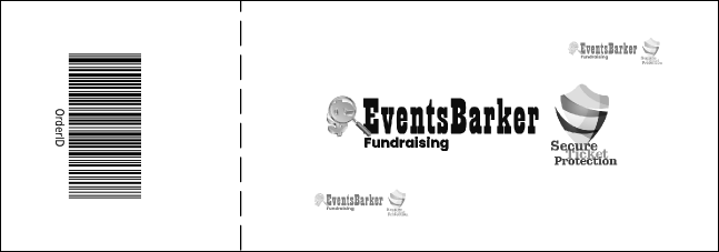 B&W Logo Raffle Ticket 001 Product Back