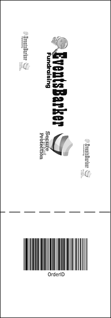 B&W Logo Raffle Ticket 002 Product Back