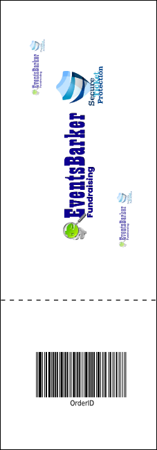 Basketball Raffle Ticket 003 Product Back