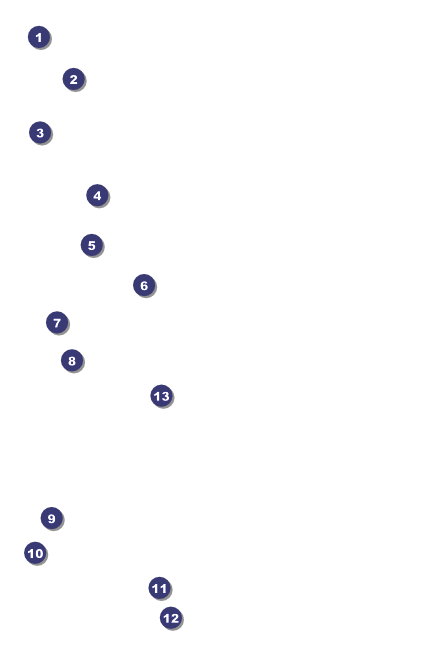 Nature Series - Blue Ocean Drink Ticket Front Field Markers