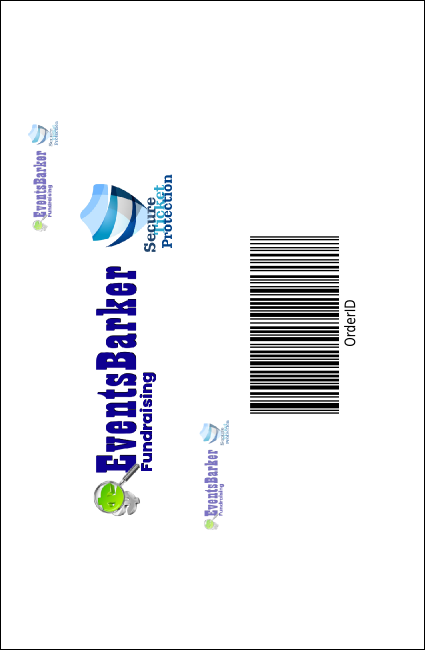Cap and Gown Drink Ticket Logo Product Back