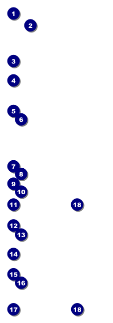 Sailing Event Ticket Front Field Markers
