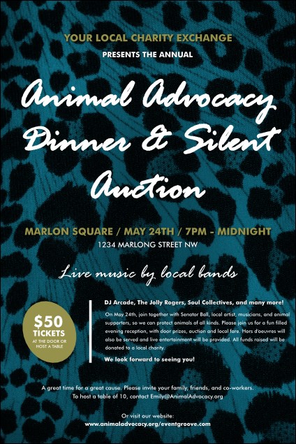 Animal Print Poster Product Front