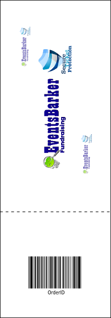 Rugby Stadium Raffle Ticket Product Back