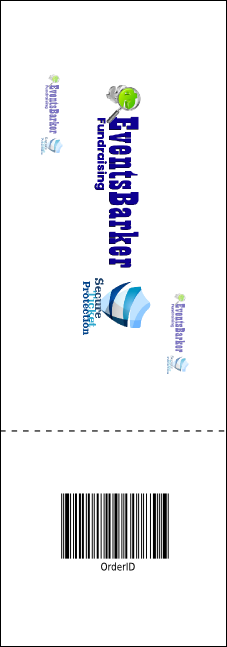 Gun Show Raffle Ticket Product Back