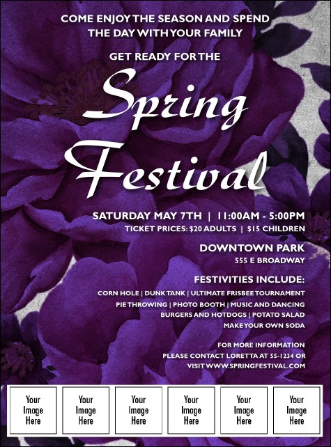 Spring Logo Flyer Product Front