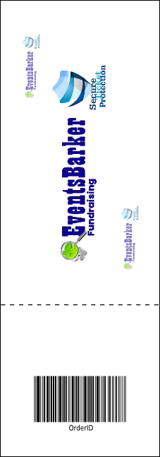 Book Fair Event Ticket Product Back