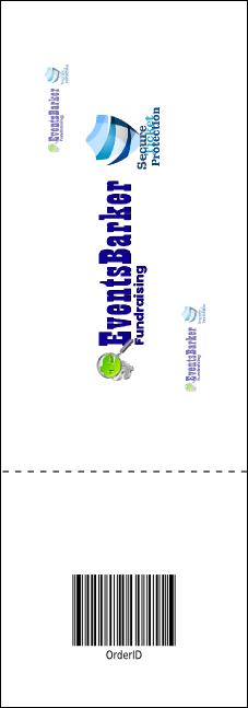 Softball Grass Event Ticket Product Back