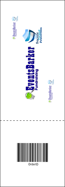 Pancake Breakfast Raffle Ticket Product Back