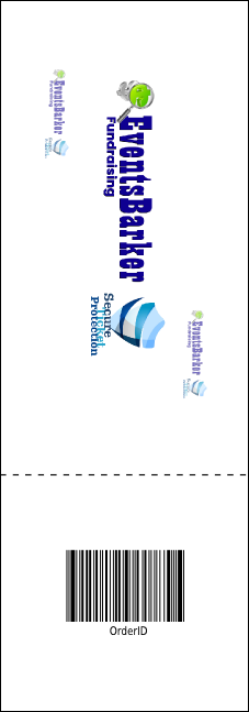 Equestrian Event Ticket Product Back