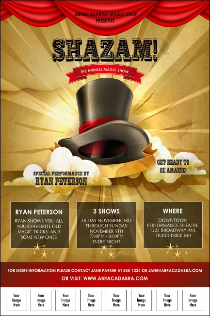 Magic Show Logo Poster Product Front