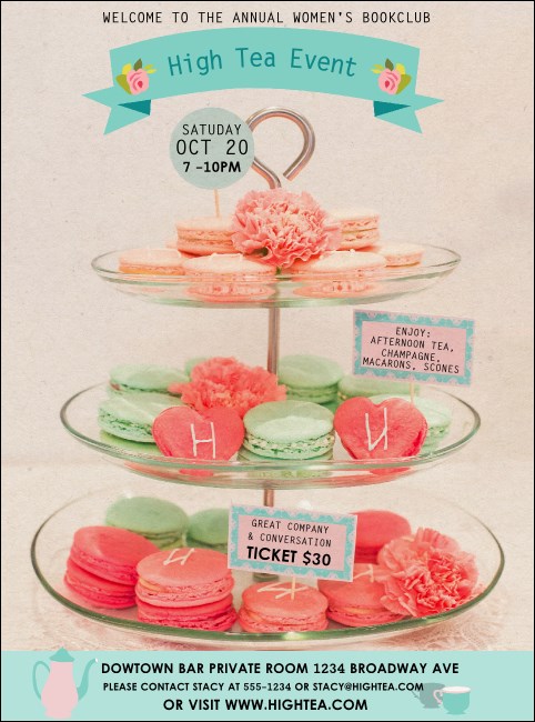 High Tea Flyer Product Front