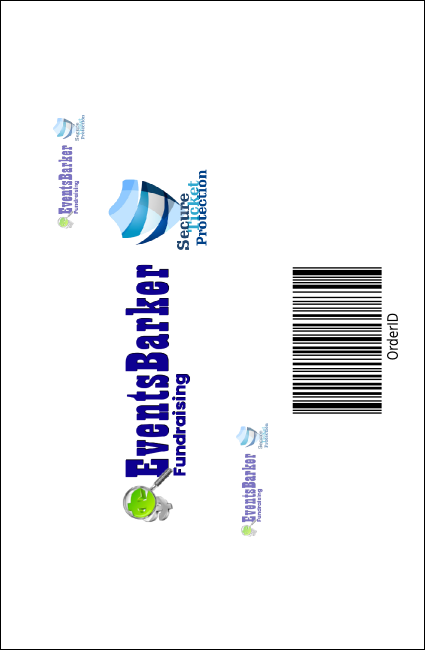 Golf Photo Drink Ticket Product Back